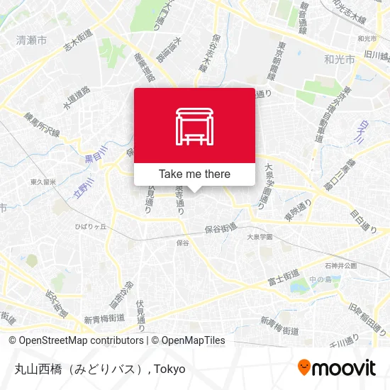 丸山西橋（みどりバス） map