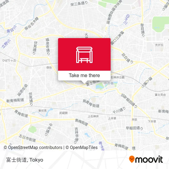 富士街道 map