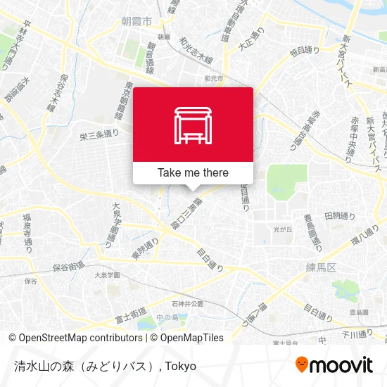 清水山の森（みどりバス） map