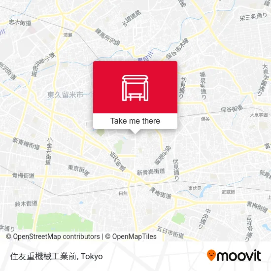 住友重機械工業前 map