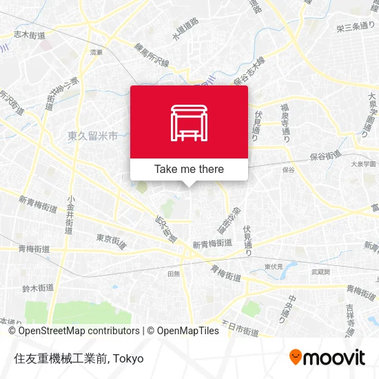 住友重機械工業前 map