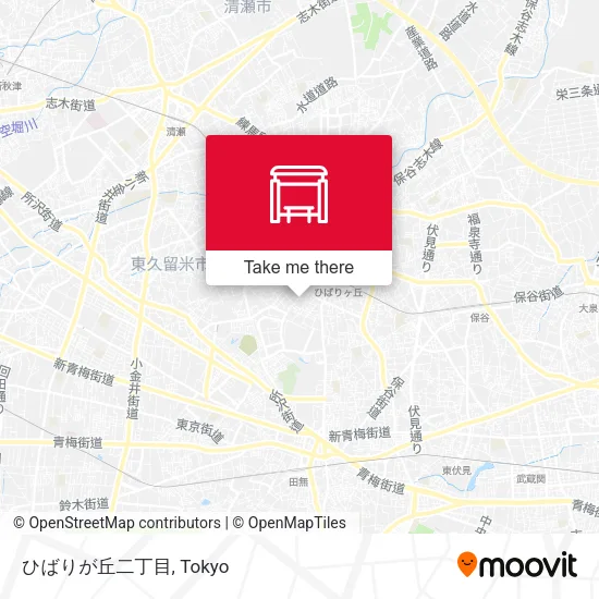 ひばりが丘二丁目 map