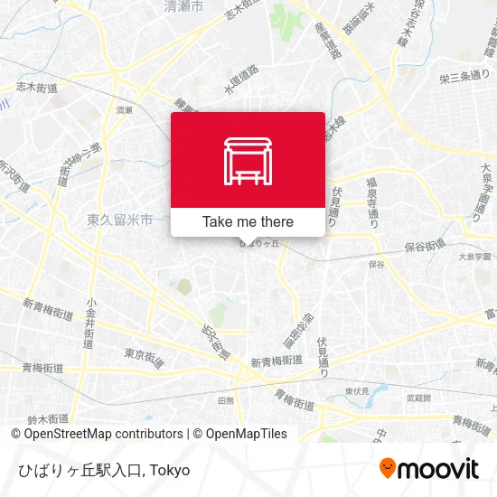 ひばりヶ丘駅入口 map