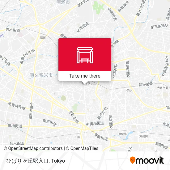 ひばりヶ丘駅入口 map