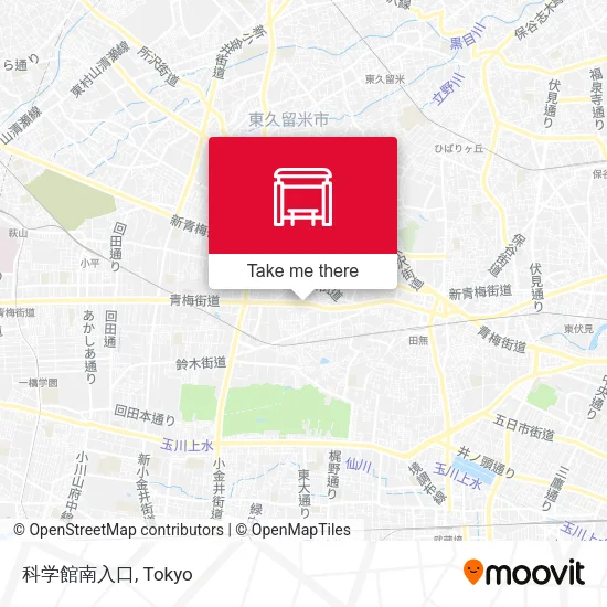 科学館南入口 map