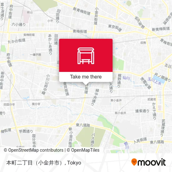 本町二丁目（小金井市） map