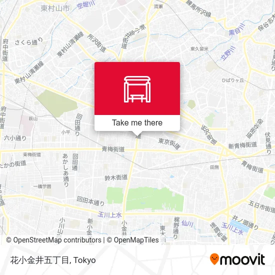 花小金井五丁目 map