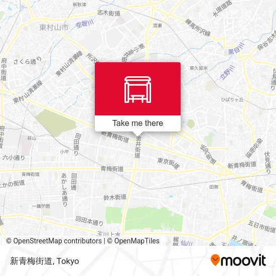 新青梅街道 map