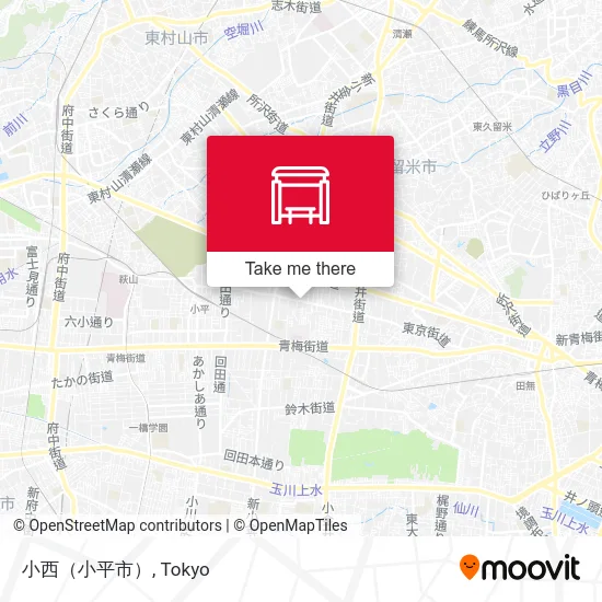 小西（小平市） map