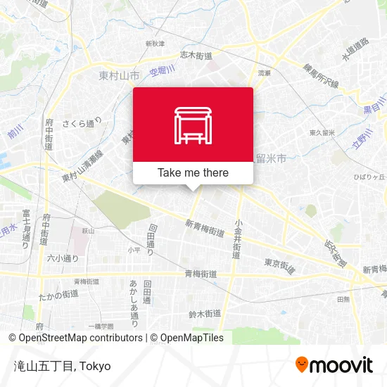 滝山五丁目 map