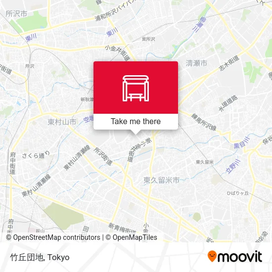Takegaoka Housing Complex map