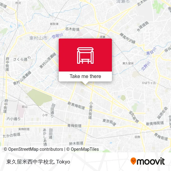 東久留米西中学校北 map