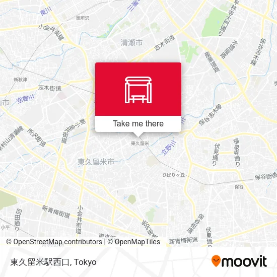 東久留米駅西口 map