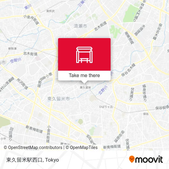 東久留米駅西口 map