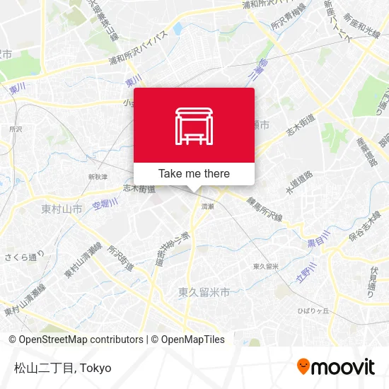 Matsuyama 2-chome map