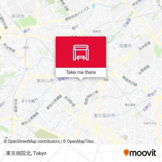 Tokyo Hospital North map