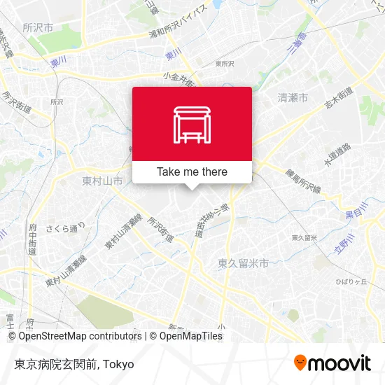 東京病院玄関前 map