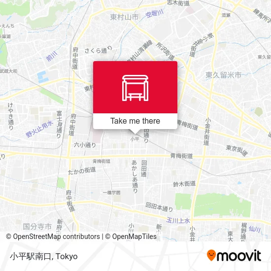 小平駅南口 map