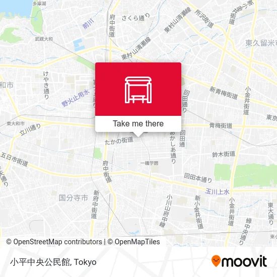 小平中央公民館 map