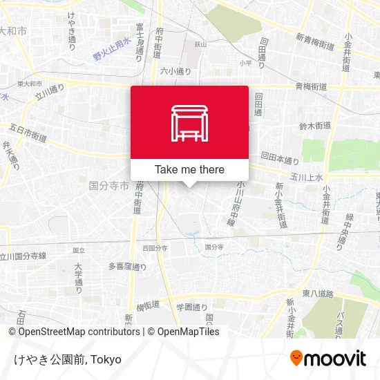 けやき公園前 map