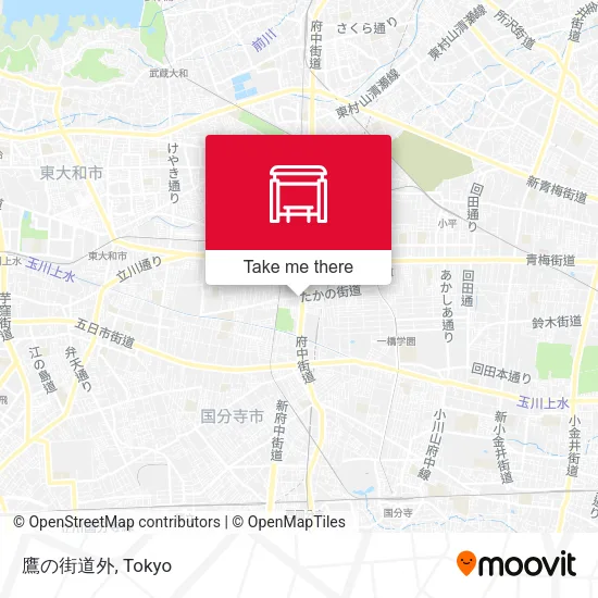 Taka no Kaido-soto map