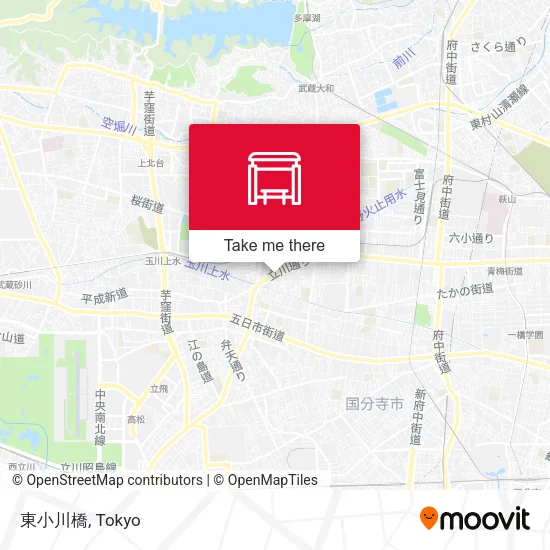 Higashi-ogawa Bridge map