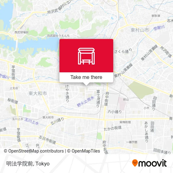 Meiho Gakuin Front map