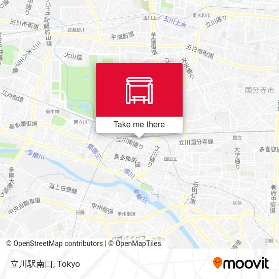 立川駅南口 map