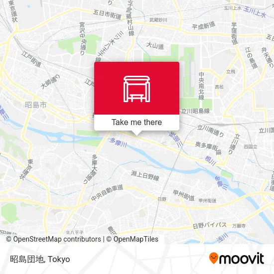 Akishima Housing Complex map