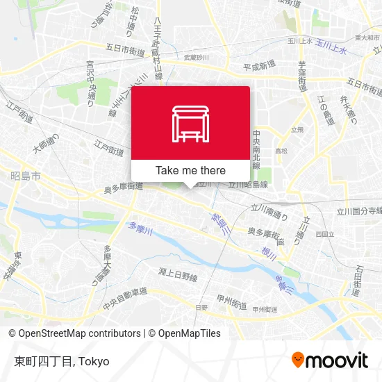 Higashimachi 4-chome map