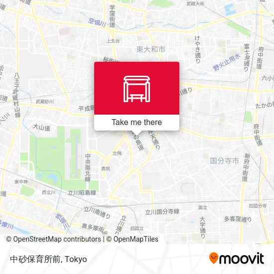 中砂保育所前 map