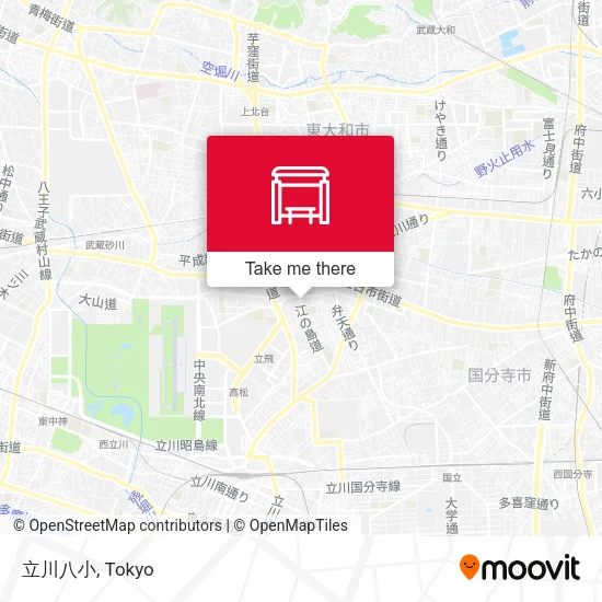 立川八小 map