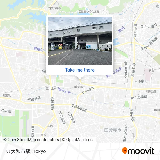 東大和市駅 map