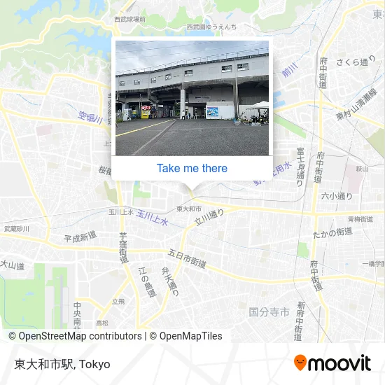 東大和市駅 map