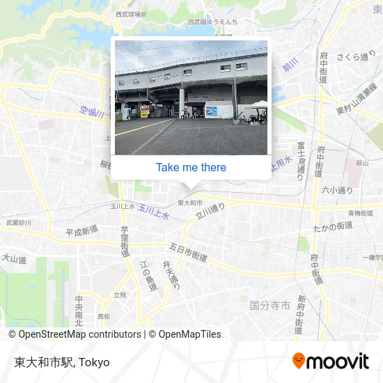 東大和市駅 map