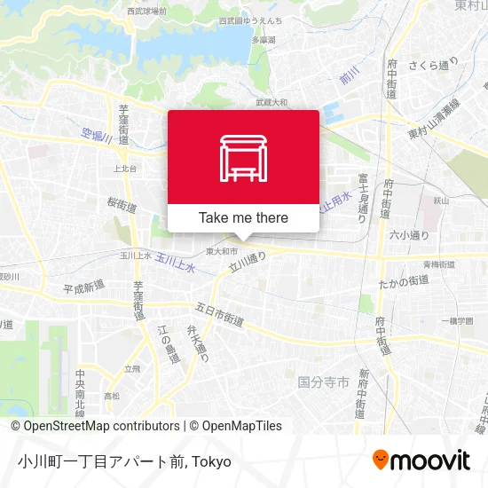 小川町一丁目アパート前 map