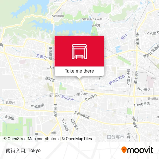 南街入口 map