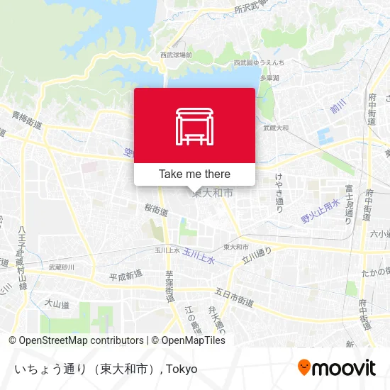 Icho Street (Higashiyamato) map