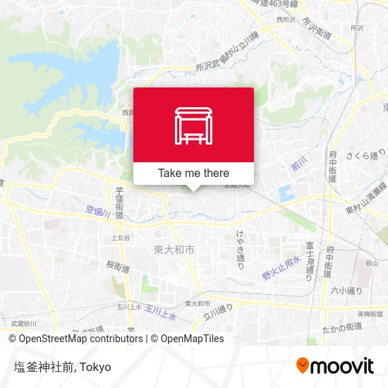 In front of Shiogama Shrine map