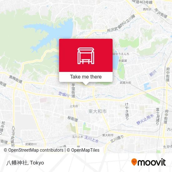 Hachimangu Shrine map