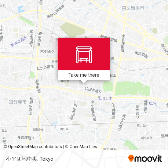 小平団地中央 map