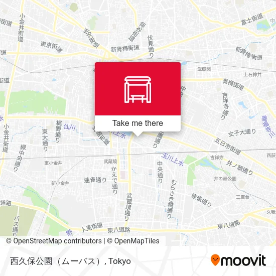 西久保公園（ムーバス） map