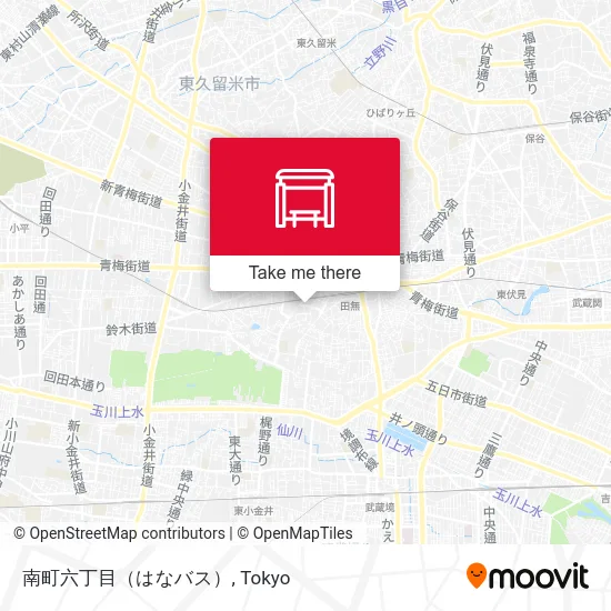 南町六丁目（はなバス） map