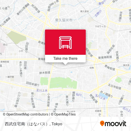Seibu Housing South (Hana Bus) map