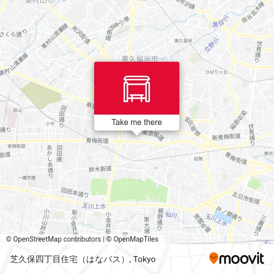 芝久保四丁目住宅（はなバス） map