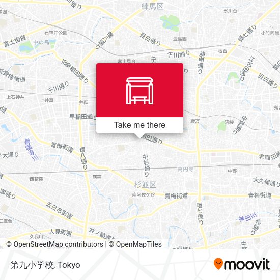 第九小学校 map