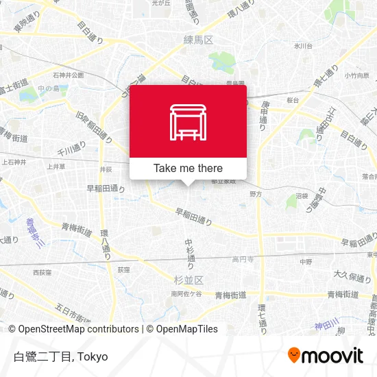 白鷺二丁目 map