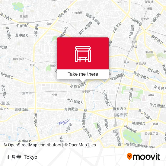 正見寺 map