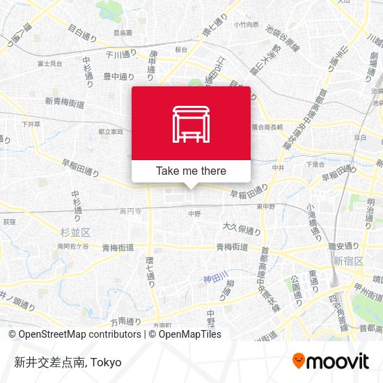 新井交差点南 map
