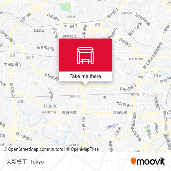 大新横丁 map